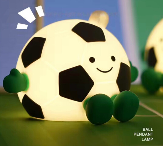 MOCHI Fotball nattlampe fargeskift + varmhvit   Dimbar IP20 innendørs   Dimbar : Dimbar Kulør : RGB + Varm Hvit