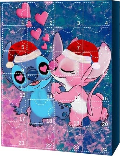 Hot 2025 Lilo & Stitch Adventskalender   24 dagers overraskelses blindboks [JUN]