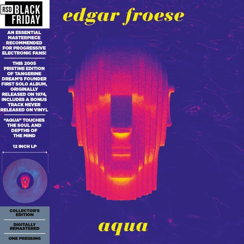 Edgar Froese Aqua LP/Vinyl Edgar Froese Aqua LP/Vinyl