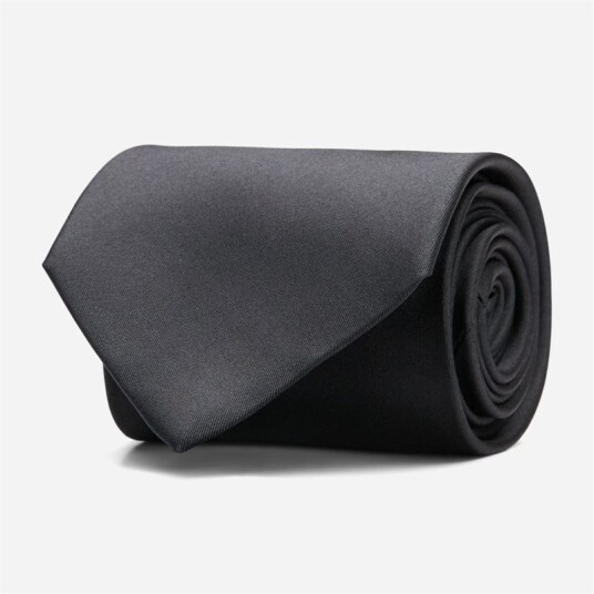 Ferner Jacobsen Tie Silk - Black Ferner Jacobsen Tie Silk - Black