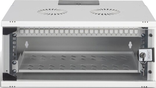 Digitus Soho Pro Series Skap 540X400 Mm (Wxd) Veggmonterbar Ral 7035 Lysegrå 4U 19" Digitus Soho Pro Series Skap 540X400 Mm (Wxd) Veggmonterbar Ral 7035 Lysegrå 4U 19"