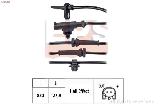 EPS 1.960.135 Sensor ABS EPS 1.960.135 Sensor ABS