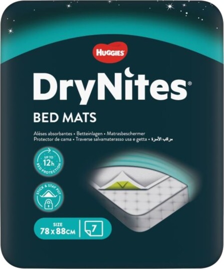 DryNites BedMats 78cmx88cm 7 stk DryNites BedMats 78cmx88cm 7 stk