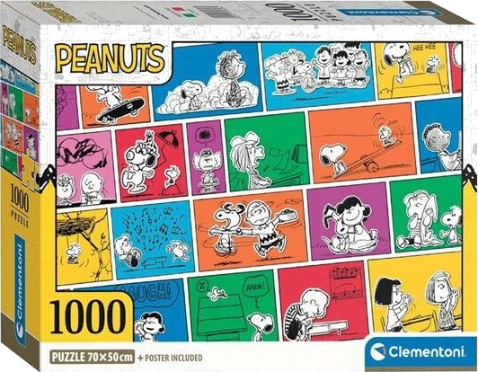 Clementoni Jigsaw Puzzle Peanuts Snoopy 1000pcs. Gulv