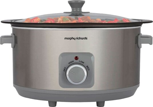 Morphy Richards 461014 Slow Cooker 6,5L - Børstet stål