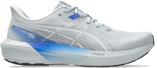 Asics Men"s Gt 1000 15 Piedmont Grey/neon Blue 44