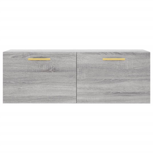  Veggskap grå sonoma 100x36,5x35 cm konstruert tre 8720845949631