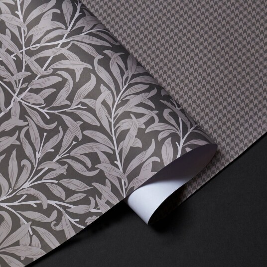 Halvor Bakke gavepapir Willow Brown og Houndstooth Brown Brun