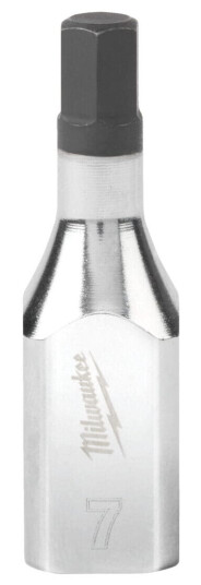 Milwaukee BITS PIPE HEX 3/8" 7MM Milwaukee BITS PIPE HEX 3/8" 7MM