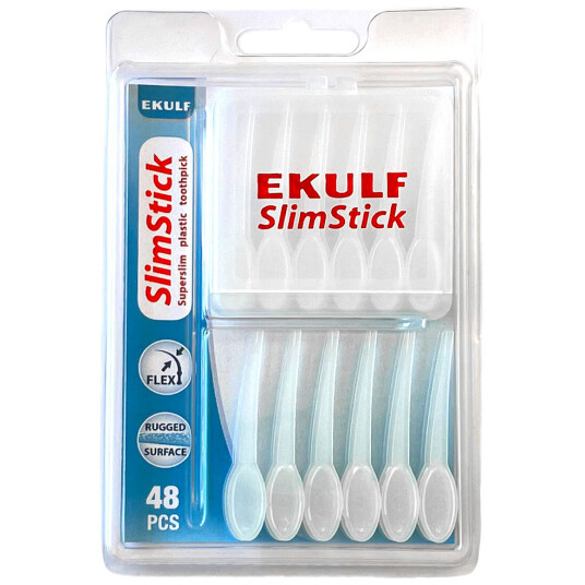 Ekulf SlimStick Super Slim Plast tannpirkere
