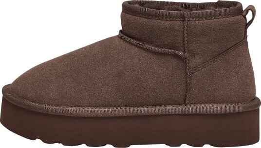 ONLY Onlfelicia Teddy Platform Boot  Noos   CHESTNUT   39