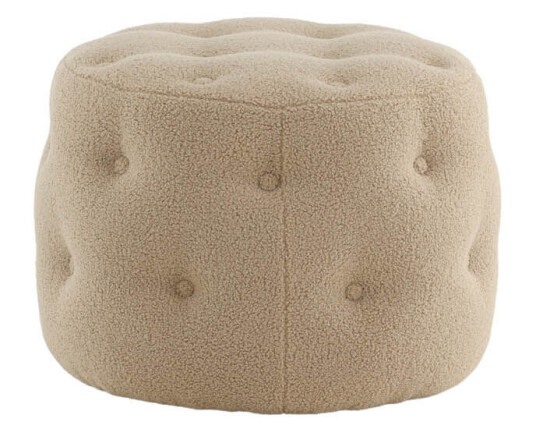 Venture Home Benjamin puff, fotskammel Ø55cm teddystoff beige. 1650361-05-0 1676992-01-0 Venture Home Benjamin puff, fotskammel Ø55cm teddystoff beige. 1650361-05-0 1676992-01-0