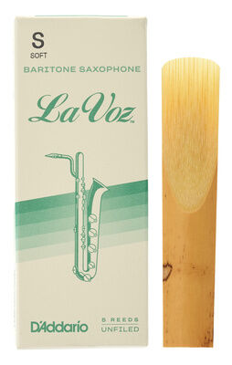 DAddario Woodwinds La Voz Baritone Sax S