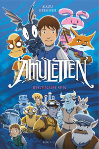 Amuletten Kazu Kibuishi Bok 1-3 Norsk Tegneserie Cappelen Damm