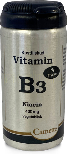Camette B3 Vitamin Niacin 400mg 90 Tabletter Camette B3 Vitamin Niacin 400mg 90 Tabletter