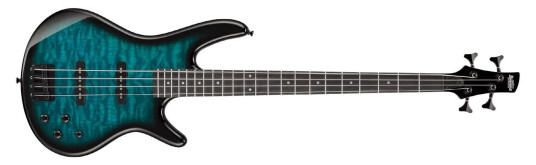 Ibanez Gsr280qa-Tms Elbass, Gio Gsr Gjennomsiktig Marineblå, Sunburst
