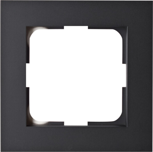 ELKO Plus kombinasjonsplate 1-hull Sort