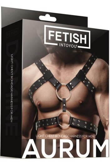 Fetish Aurum Light Chest Bondage Harness Fetish Aurum Light Chest Bondage Harness
