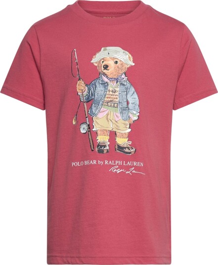 Ralph Lauren Kids Polo Bear Cotton Jersey Tee Pink 102 108 Ralph Lauren Kids Polo Bear Cotton Jersey Tee Pink 102 108