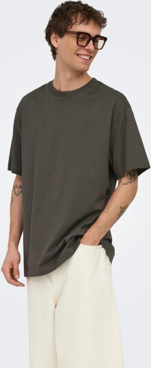 ONLY & SONS Onsfred Life Rlx Ss Tee Noos Grey XS