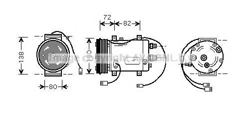 AC kompressor AVA Clever Choice AIAK179