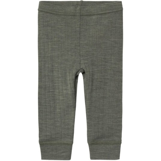 Name It Mulled Basil Wang Ull Needle Long Johns Solid Noos 62