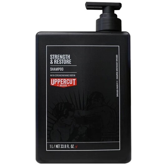 Uppercut Deluxe Styrkende & Gjenopprettende Sjampo 1000ml Uppercut Deluxe Styrkende & Gjenopprettende Sjampo 1000ml