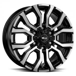 Brock RC35 Black Full Polish 6.5x17 6/120 ET50 B74.6