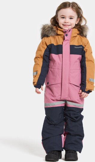 Didriksons Kids' Bjärven Coverall 4 Heather Pink 130 Didriksons Kids' Bjärven Coverall 4 Heather Pink 130