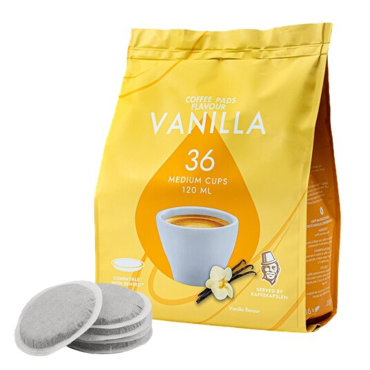 Senseo Kaffekapslen Vanilje til Senseo. 36 puter Senseo Kaffekapslen Vanilje til Senseo. 36 puter