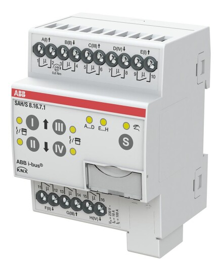 ABB 2CDG110250R0011 Kombiaktuator 230V 16 A Antall utganger: 8 Elfordeling & strømforsyning