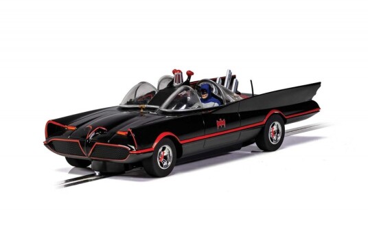 Scalextric 1:32 Batmobile fra 1966 TV-serien med Lys og Detaljer Scalextric 1:32 Batmobile fra 1966 TV-serien med Lys og Detaljer
