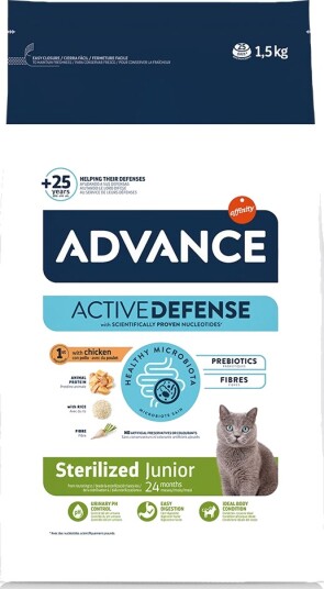 Affinity Advance Tørrfôr Sterilized Junior 24 Med Kylling 1.5 kg