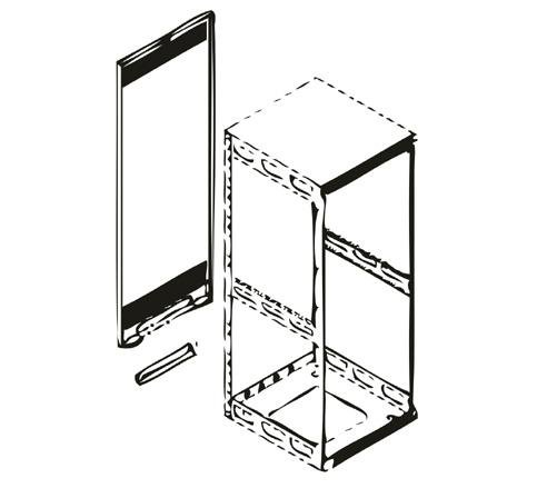 MIDDLEATLANTIC RAP14 - Rear Access Panel for Slim 5-14 Racks