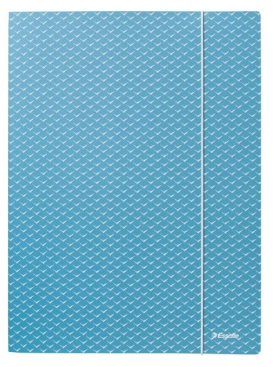 Esselte Colour'Breeze Card 3-Flap Folder Blue Esselte Colour'Breeze Card 3-Flap Folder Blue