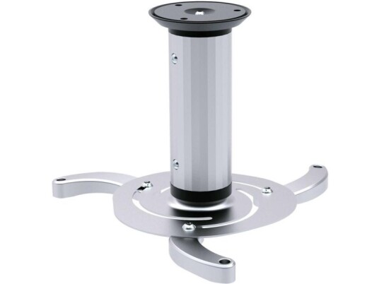 Speaka Professional Projector Projektor-Loftholder Vippebar Drejbar Gulv-/Loftafstand Max.: 20 Cm Sølv