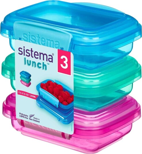 Sistema Oppbevaringsbinger 200 ml 3-pak