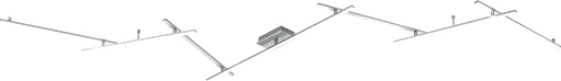 Trio Lighting Indira taklampe 340 cm