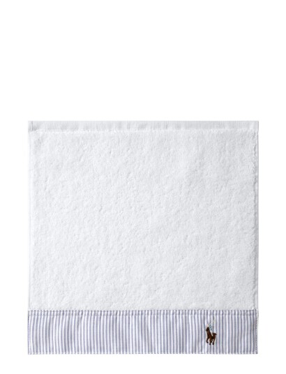 Ralph Lauren Home Oxford Wash Towel - Blue - 30X30CM Ralph Lauren Home Oxford Wash Towel - Blue - 30X30CM