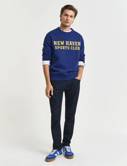 GANT Slim Gant Jeans   Navy   31 x 34
