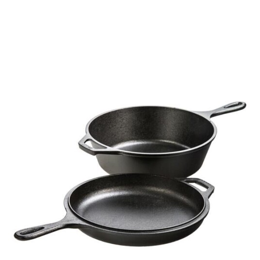 Lodge Cast Iron Classic collection 2 i 1 støpejernsgryte 3L Lodge Cast Iron Classic collection 2 i 1 støpejernsgryte 3L