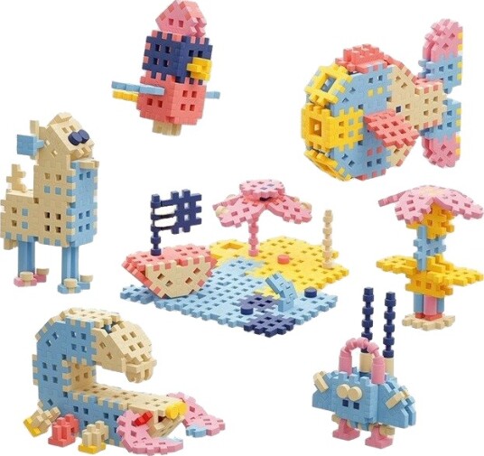 Marioinex Mini Waffle Byggesett 200 Deler Marioinex Mini Waffle Byggesett 200 Deler
