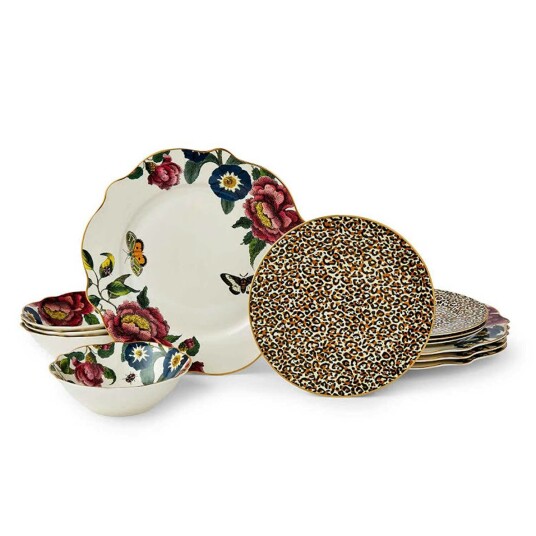 Spode Creatures Of Curiosity Serveringssett 12 Deler