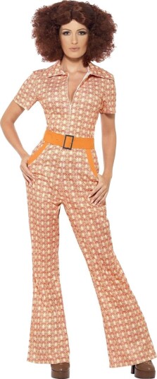 Autentisk 70 Talls Jumpsuit Damekostyme Strl Medium