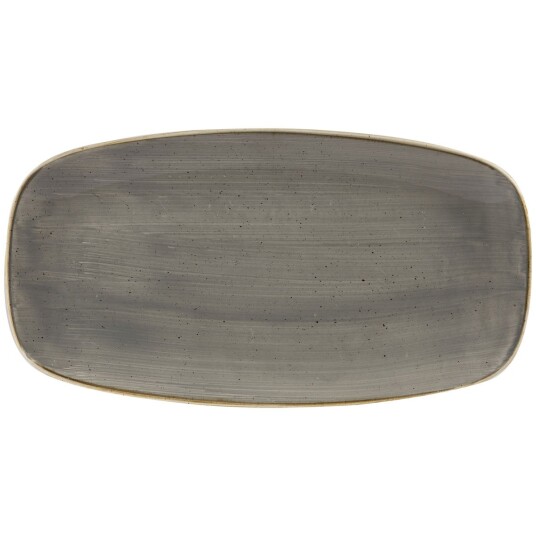 Churchill Chefs Oblong fat Stonecast Peppercorn 26.9x12.7 cm  Grå/Brun Rektangulær 12 Stykk / Forpakning