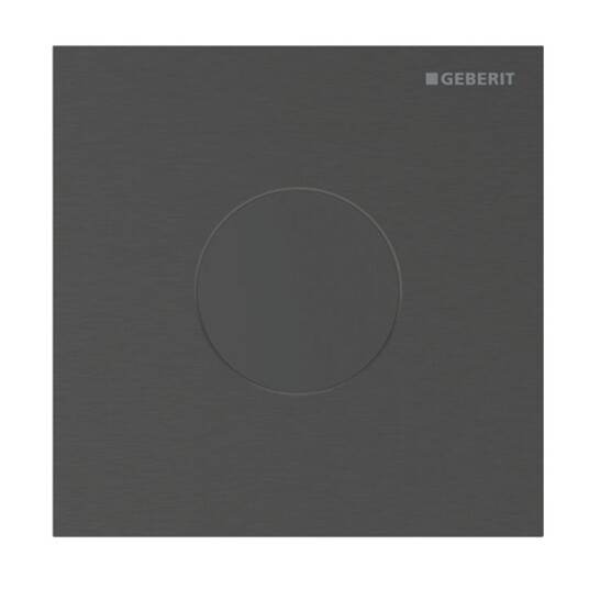 Geberit Sigma40 Urinalstyring Rund Svart Krom Nettdrift