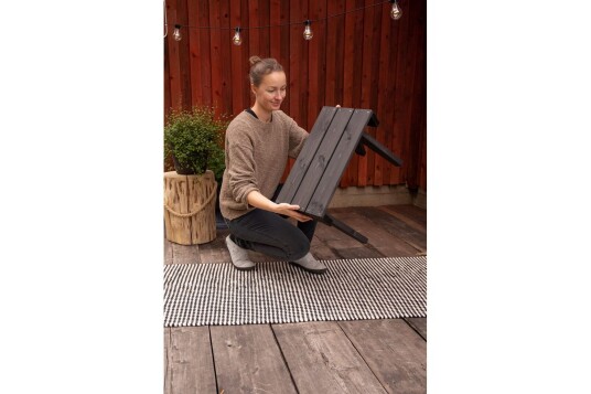 Bord EcoFurn Granny Furu Oljet Grå   Grå