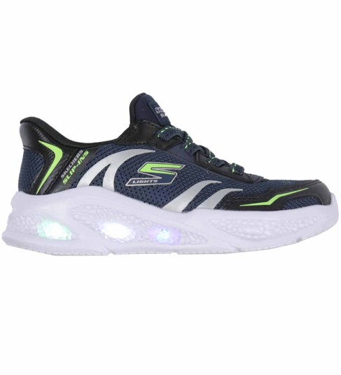 Skechers Sko m. Lys Meteor Light Raske stråler Navy/Svart Skechers 31 Blinkende sko Blå