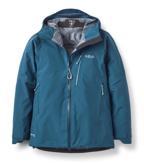 Rab Latok Alpine Gtx Jacket Wmns Tempest Blue Size 14