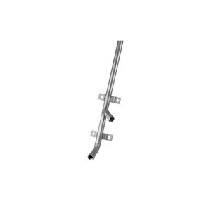 Monoflo Drikkenippelrør 700 mm 1/2" med 2 uttak